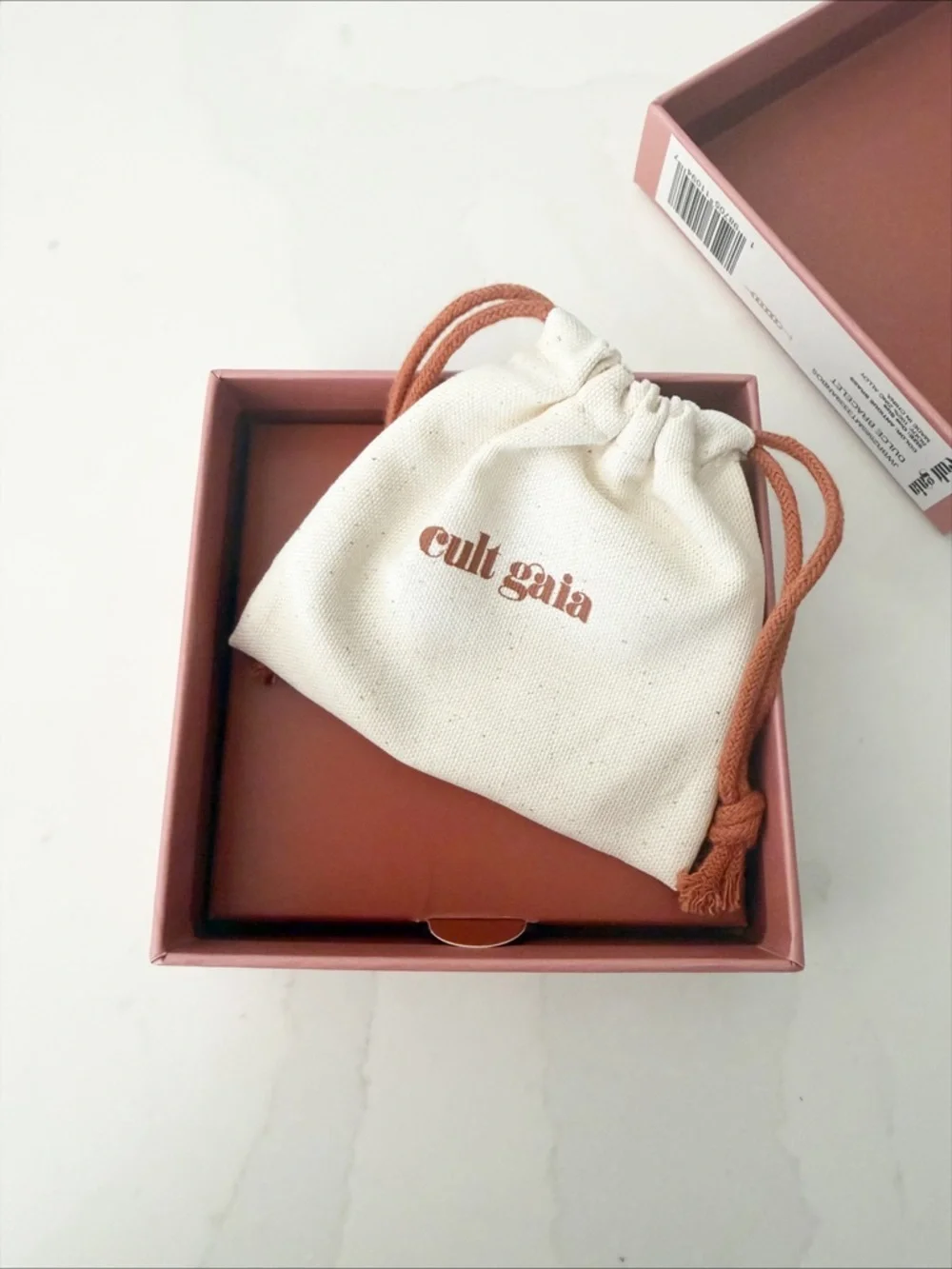 NEW in Box Cult Gaia Dulce Hammered Metal Gold Chain Bracelet MSRP 298 - Picture 6 of 8